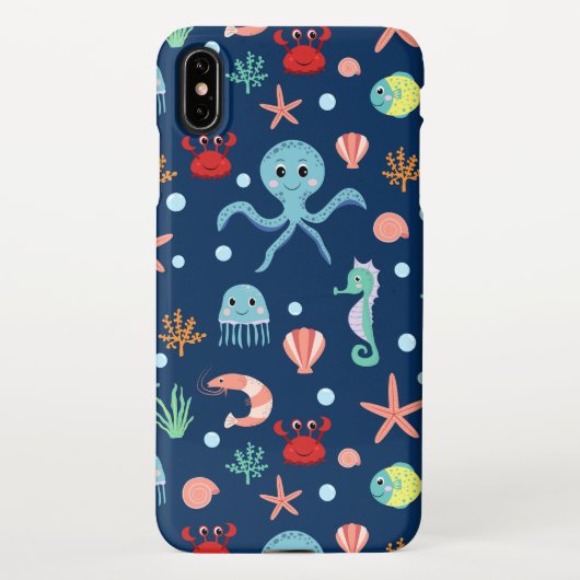 Zee wereld iPhone hoesje (Achterkant)