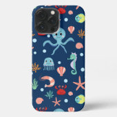 Zee wereld iPhone hoesje (Achterkant)