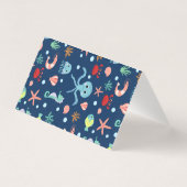 Zee wereld kaart (Achterkant)