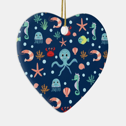 Zee wereld keramisch ornament (Rechts)