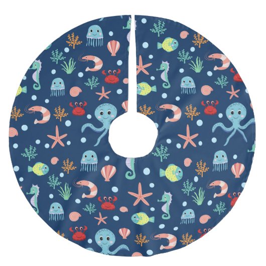 Zee wereld kerstboom rok (Voorkant)