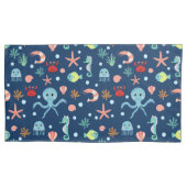 Zee wereld kussensloop (Voorkant-Links)