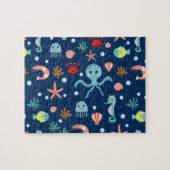 Zee wereld legpuzzel (Horizontaal)