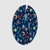 Zee wereld ornament (voorkant)