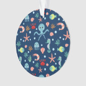 Zee wereld ornament (voorkant)