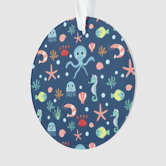 Zee wereld ornament (voorkant)