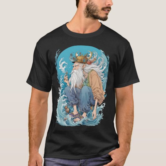 zee wereld oud t-shirt (Voorkant)