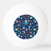 Zee wereld pingpongbal (Voorkant)