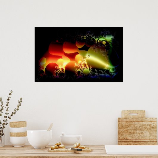 Zee wereld poster (Keuken)