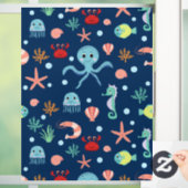 Zee wereld raamsticker (Huis)