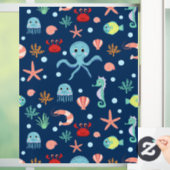 Zee wereld raamsticker (Huis)