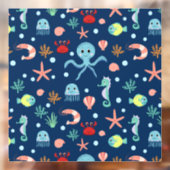 Zee wereld raamsticker (Vel 2)