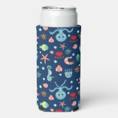 Zee wereld seltzer blikjeskoeler (Seltzer Achterkant)