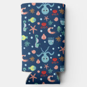 Zee wereld seltzer blikjeskoeler (Achterkant)