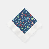 Zee wereld servet (Hoek)