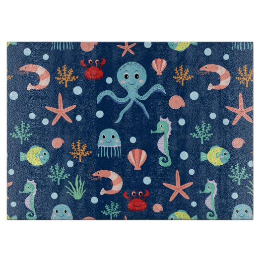 Zee wereld snijplank (Voorkant)