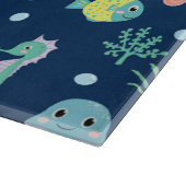 Zee wereld snijplank (Hoek)