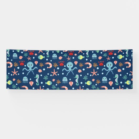 Zee wereld spandoek (Horizontaal)