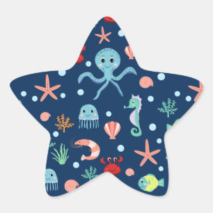 Zee wereld ster sticker