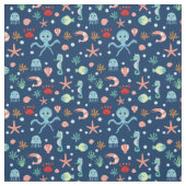 Zee wereld stof (Swatch)