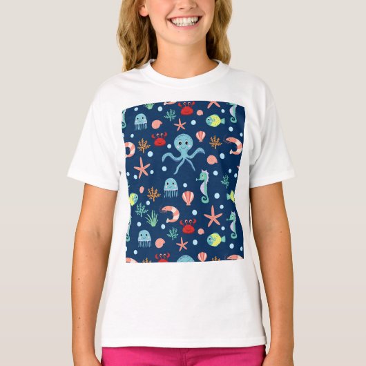 Zee wereld t-shirt (Voorkant)