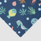 Zee wereld tissuepapier (Detail)