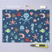 Zee wereld tissuepapier (Craft)