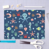 Zee wereld tissuepapier (Craft)