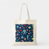 Zee wereld tote bag (Achterkant)