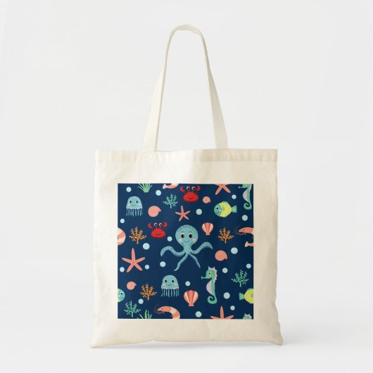 Zee wereld tote bag (Voorkant)
