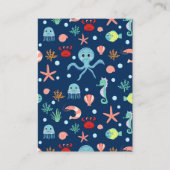 Zee wereld visitekaartje (Voorkant)