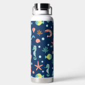 Zee wereld waterfles (Achterkant)