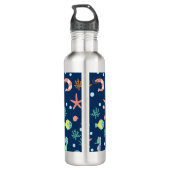 Zee wereld waterfles  (Achterkant)