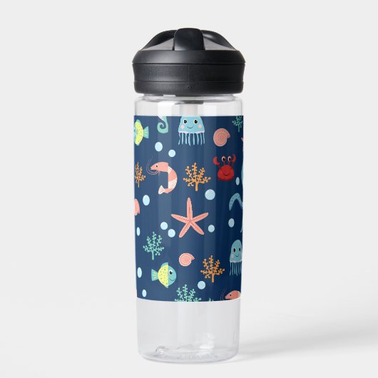 Zee wereld waterfles (Voorkant)