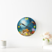 Zee Wereldacrylwandklok Ronde Klok (Huis)