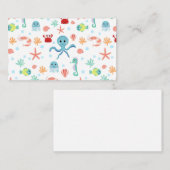 Zee Wereldpatroon Aanbevelingskaartje (Voorkant / Achterkant)