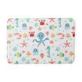 Zee Wereldpatroon Badmat (Voorkant)