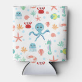 Zee Wereldpatroon Blikjeskoeler (Voorkant)