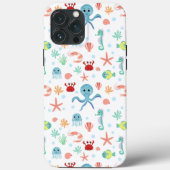 Zee Wereldpatroon Case-Mate iPhone Case (Achterkant)