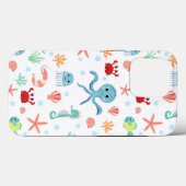 Zee Wereldpatroon Case-Mate iPhone Case (Achterkant (horizontaal))