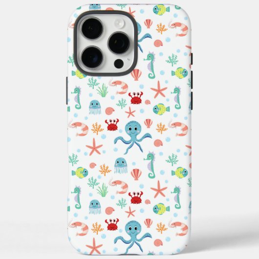 Zee Wereldpatroon Case-Mate iPhone Case (Achterkant)