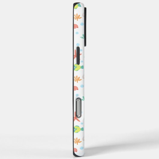 Zee Wereldpatroon Case-Mate iPhone Case (Achterkant / Rechts)