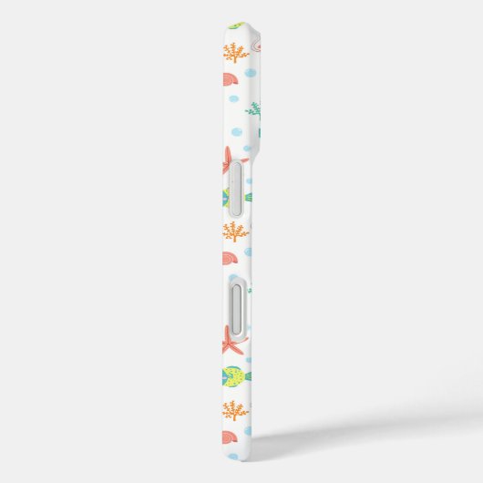 Zee Wereldpatroon Case-Mate iPhone Case (Achterkant / Rechts)