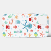 Zee Wereldpatroon Case-Mate iPhone Case (Achterkant (horizontaal))