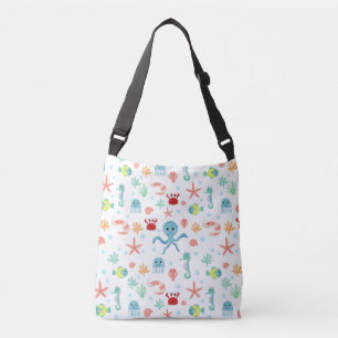 Zee Wereldpatroon Crossbody Tas