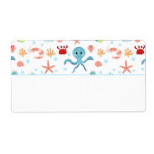 Zee Wereldpatroon Etiket (Voorkant)