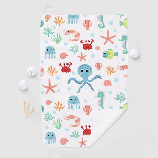 Zee Wereldpatroon Golfhanddoek (Insitu)