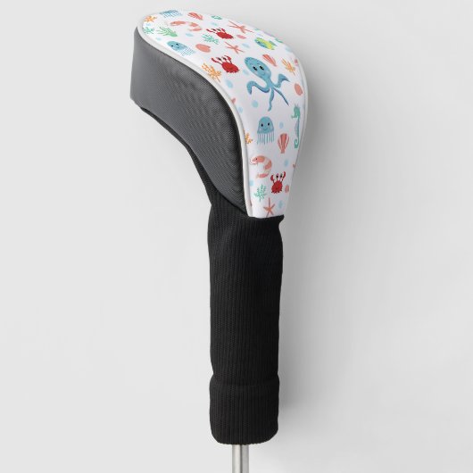 Zee Wereldpatroon Golfheadcover (Schuin)