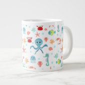 Zee Wereldpatroon Grote Koffiekop (Voorkant rechts)