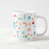 Zee Wereldpatroon Grote Koffiekop (Rechts)